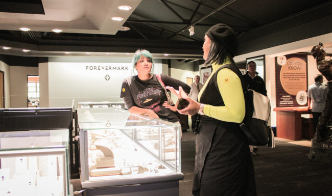 Tourist visiting FOREVERMARK South Africa